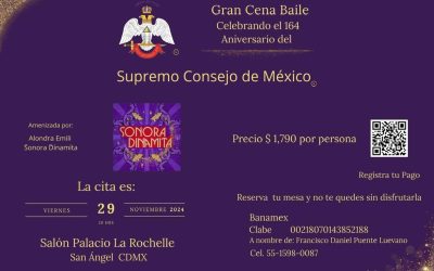 Celebración del 164 Aniversario del Supremo Consejo de México