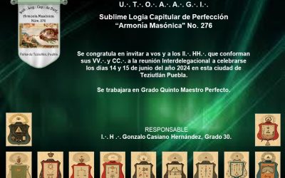 Reunión Interdelegacional en Teziutlán Puebla – Invitación