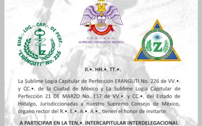 Invitación a la Tenida Intercapitular Interdelegacional 2024