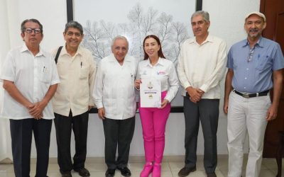 Entrega de la Carta Monterrey 2024 a la Presidenta Municipal de Villa de Álvarez, Col.