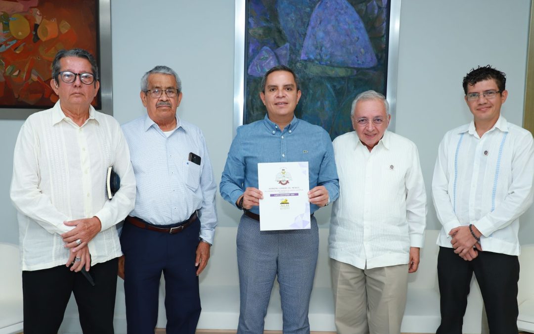 Entrega de la Carta Monterrey 2024 al Rector de la Universidad de Colima.