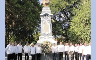Conmemoración del CLIII Aniversario Luctuoso del Benemérito de las Américas en Colima, Col.