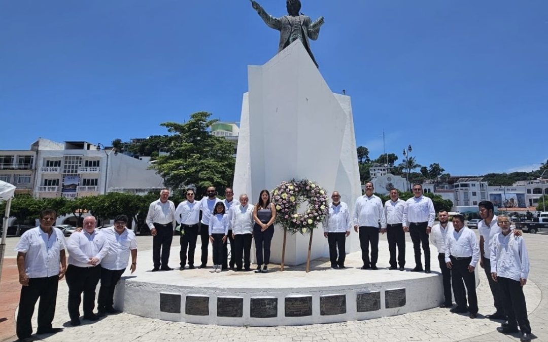 Conmemoración del CLIII Aniversario Luctuoso de Benito Juárez García en Manzanillo, Col.