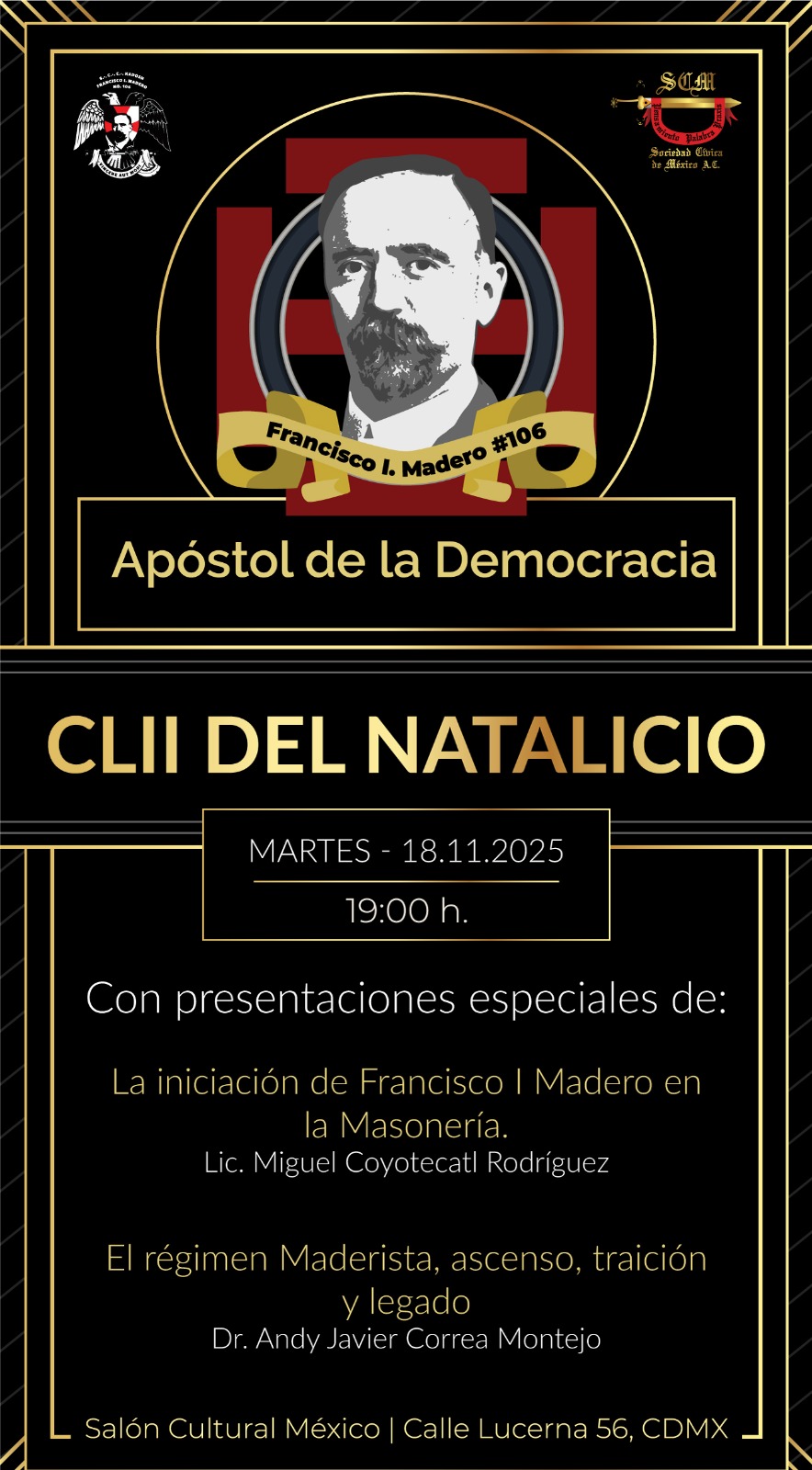 CVII Conmemoracion del Natalicio de Madero – 1